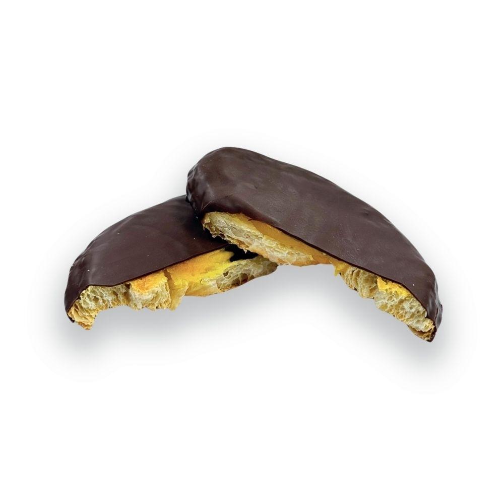 PALMERA CHOCO RELLENA YEMA - 12 Uds.