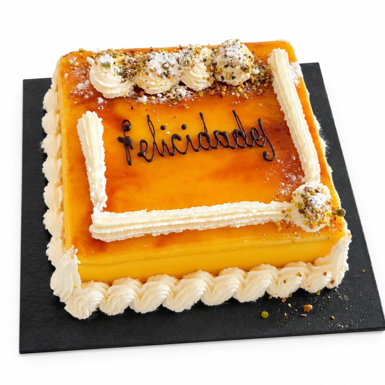 TARTA DE NATA Y YEMA - ESPECIAL OBRADOR - 1,2 Kg. aprox.