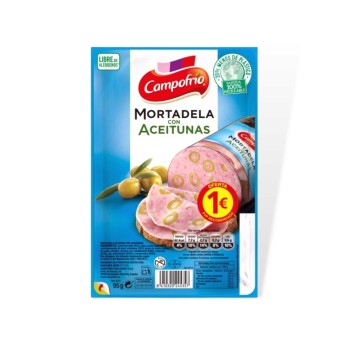 MORTADELA CON ACEITUNAS LONCHAS - 12 Uds.