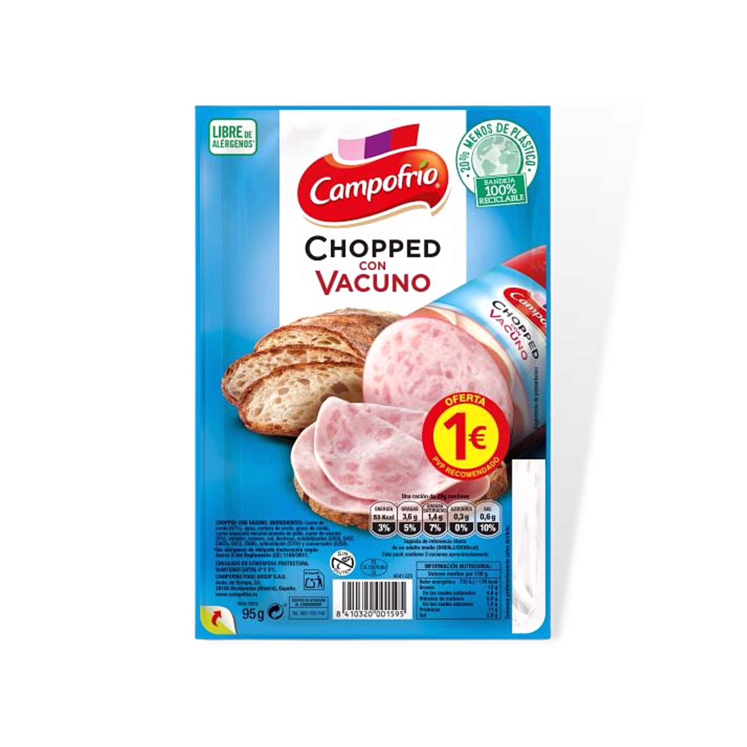 CHOPPED VACUNO LONCHAS - 12 Uds.