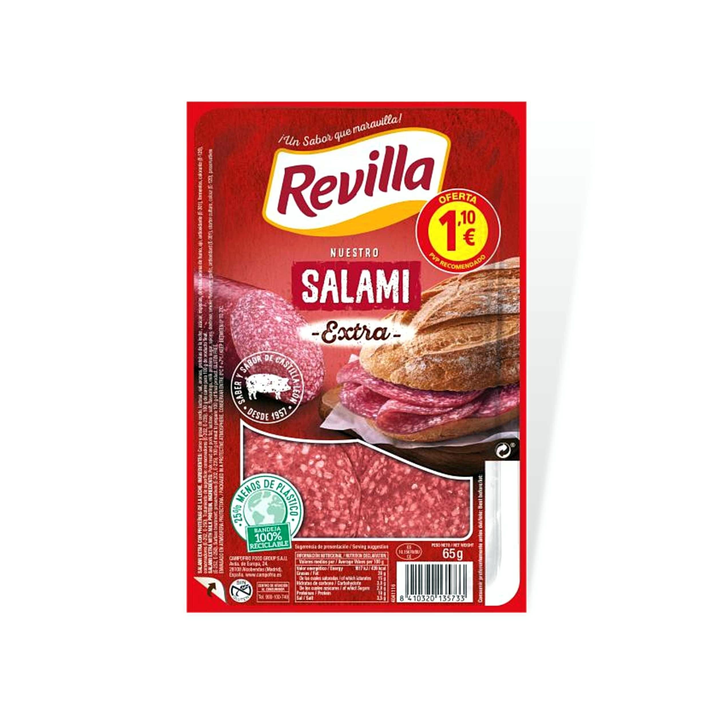 SALAMI REVILLA LONCHAS - 17 Uds.